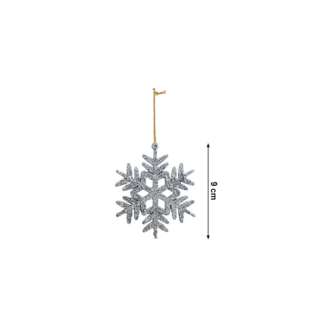 Simli Kartanesi Altın-Gümüş-Kırmızı 7cm 3'lü
