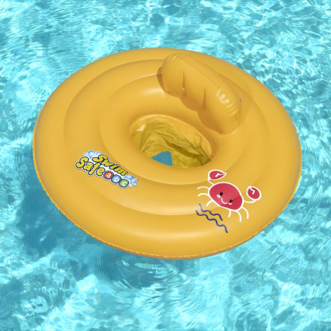 Bestway Swim Safe ABC 32096 Üçlü Simit Bebek Bot Binici 69 cm
