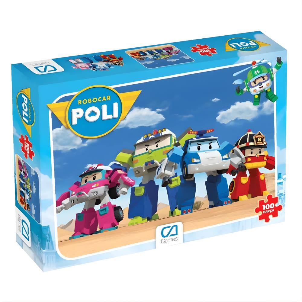 Ca Games Robocar Puzzle 100 Parça Ca100-5327