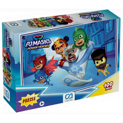 CA Games PJMasks : Pijamaskeliler Lisanslı 200 Parça 33x48cm Çocuk Puzzle Yapboz Serisi