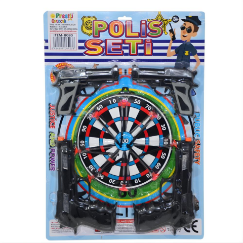 Kartelalı 4 Tabancalı Polis Seti