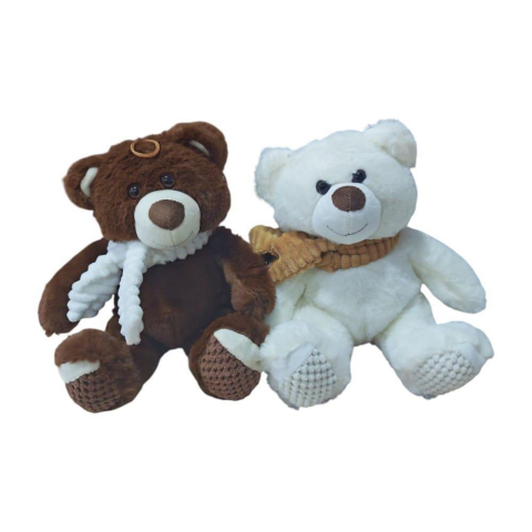 Peluş 26 Cm Atkılı Ayı