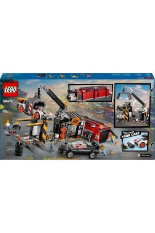 LEGO ® City Hurdalık ve Arabalar 60472 - 7 Yaş ve Üzeri Çocuklar için Yapım Seti (871 Parça)