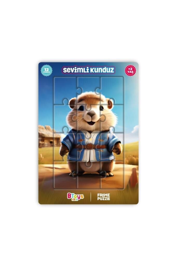 Sevimli Kunduz - Frame Puzzle