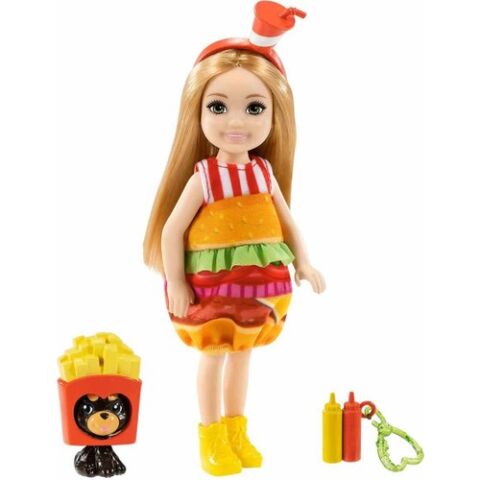 Barbie Kostümlü Chelsea ve Hayvancığı Oyun Setleri