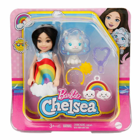 Barbie Kostümlü Chelsea ve Hayvancığı Oyun Setleri GHV69