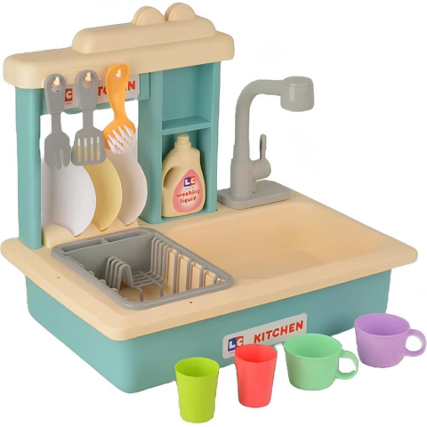 LC Pilli Lavabo Seti İnteraktif - Turkuaz