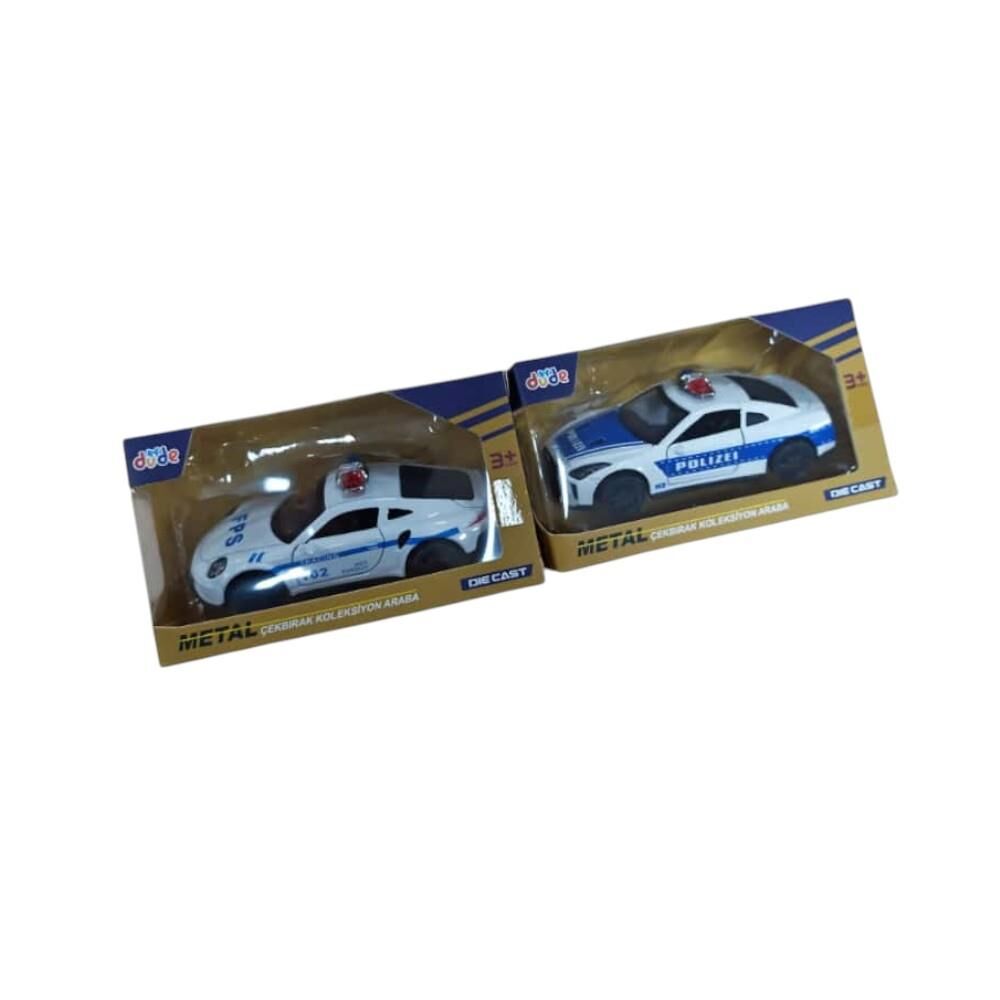 1:43 Çek Bırak Üç Kapılı Metal Araç