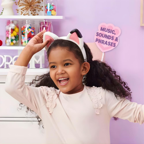 Gabby’s Dollhouse Sesli ve Işıklı Kedi Kulağı Taç