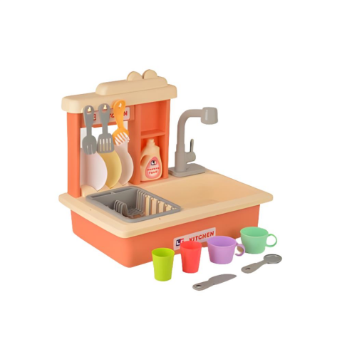 Let's Be Child İnteraktif Lavabo Seti Somon