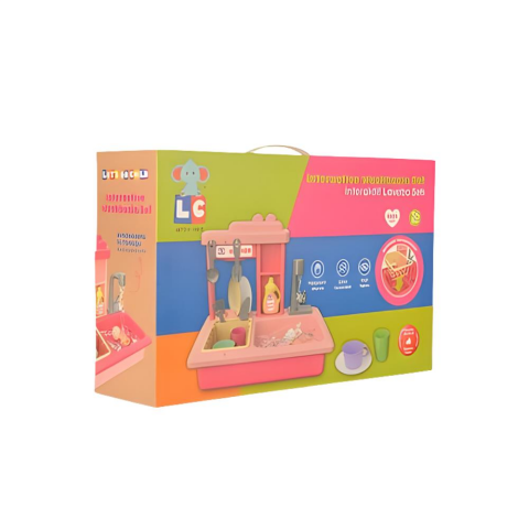 Let's Be Child İnteraktif Lavabo Seti Somon