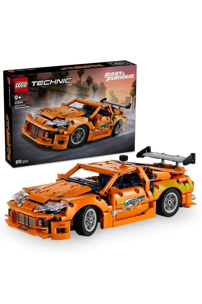 LEGO ® Technic Fast and Furious Toyota Supra MK4 42204- 9+ Araba İçeren Oyuncak Yapım Seti(810 Parça)