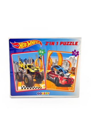 Hot Wheels 2 in 1 Puzzle