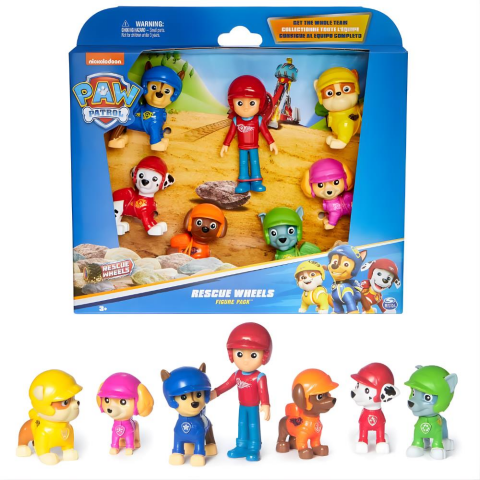 PAW Patrol Rescue Wheels 7’li Figür Seti