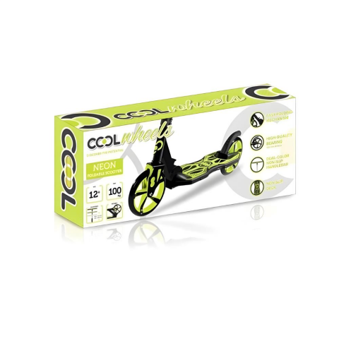 Cool Wheels Katlanır Scooter 12+ Neon Yeşil