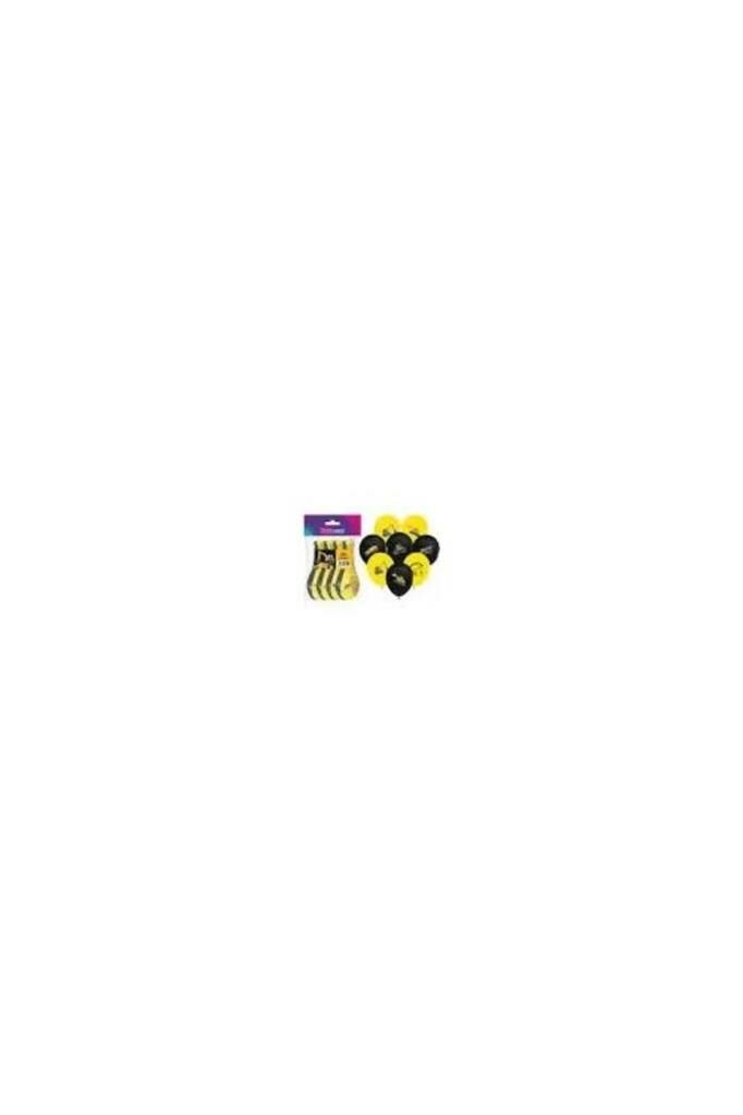 Balon 4+1 İnşaat Baskılı 12'' 8 Li