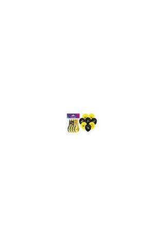Balon 4+1 İnşaat Baskılı 12'' 8 Li