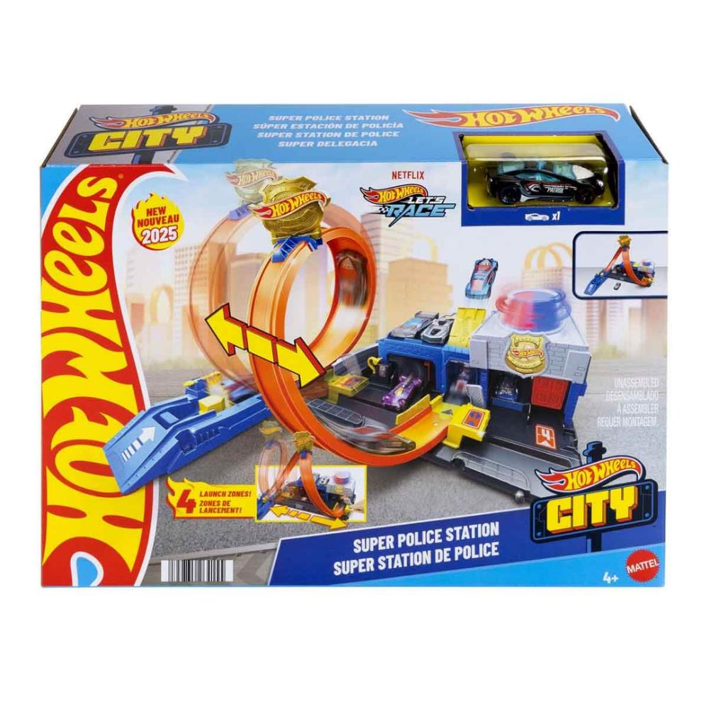 Hot Wheels City Polis İstasyonu Oyun Seti JBM71