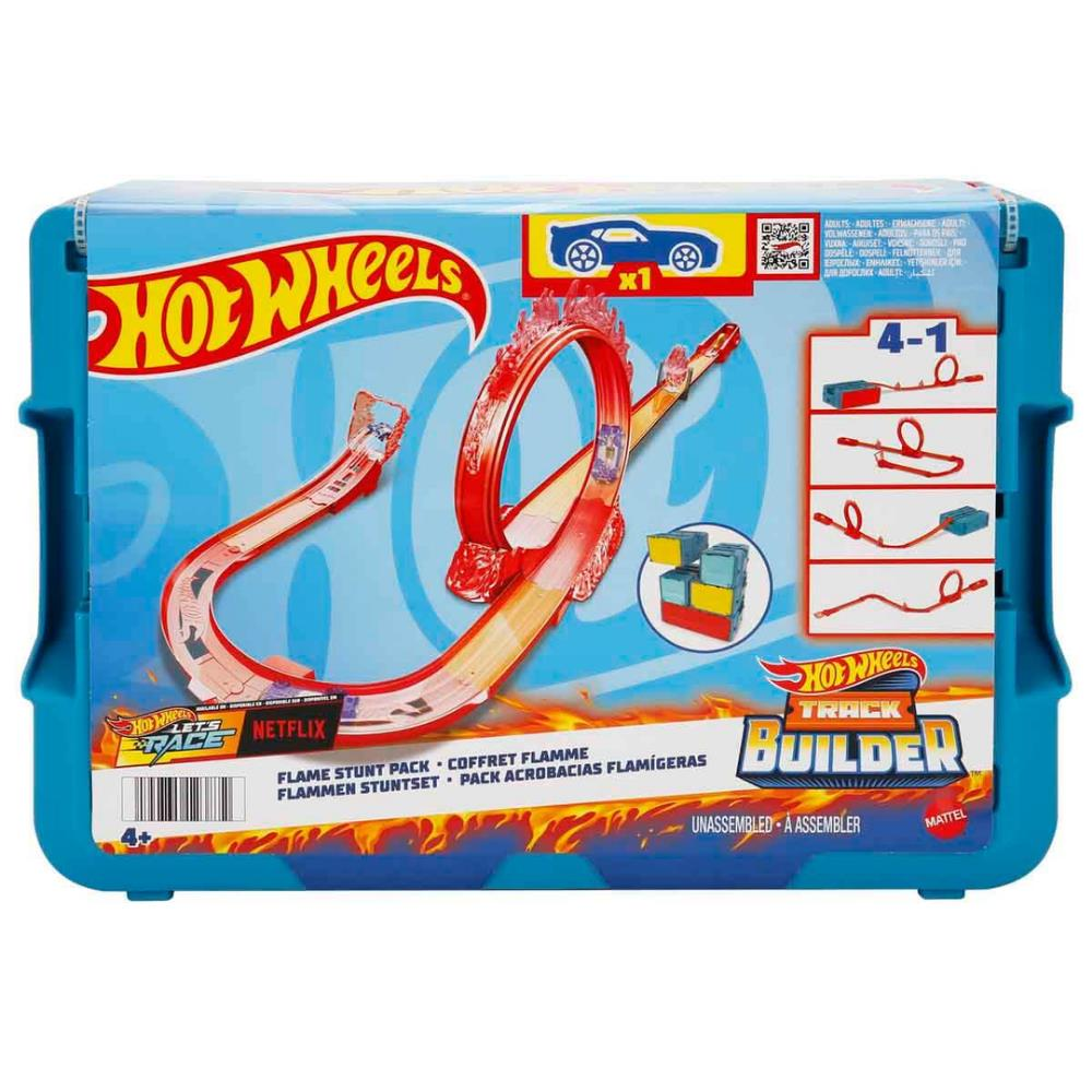 Hot Wheels Track Builder Alev Temalı Akrobasi Seti HMC04