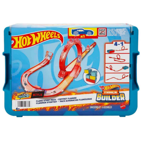 Hot Wheels Track Builder Alev Temalı Akrobasi Seti HMC04