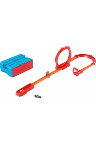 Hot Wheels Track Builder Alev Temalı Akrobasi Seti-hmc04