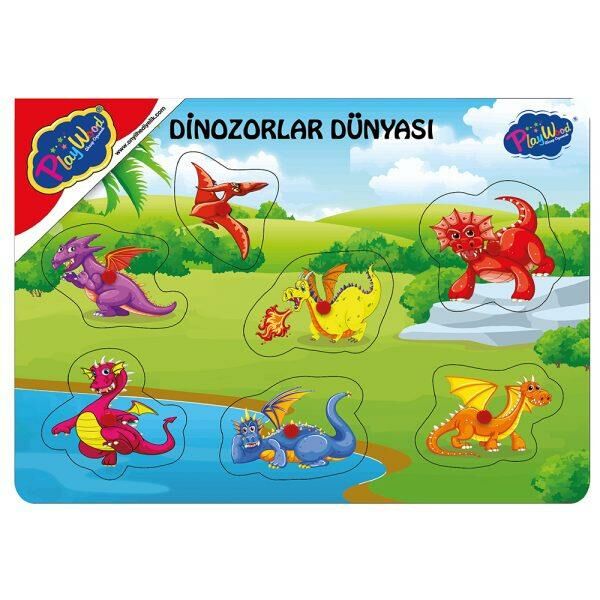 Ahşap Tutmalı Dinazorlar Dünyası