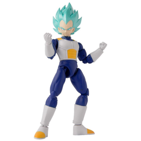 16 cm Dragon Ball Super Saiyan Blue Vegeta Poz Verilebilir Figür - Dragon Stars Serisi