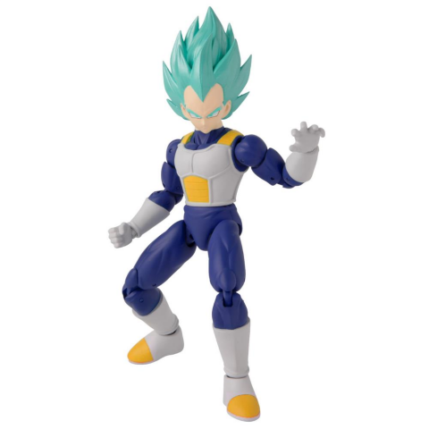 16 cm Dragon Ball Super Saiyan Blue Vegeta Poz Verilebilir Figür - Dragon Stars Serisi