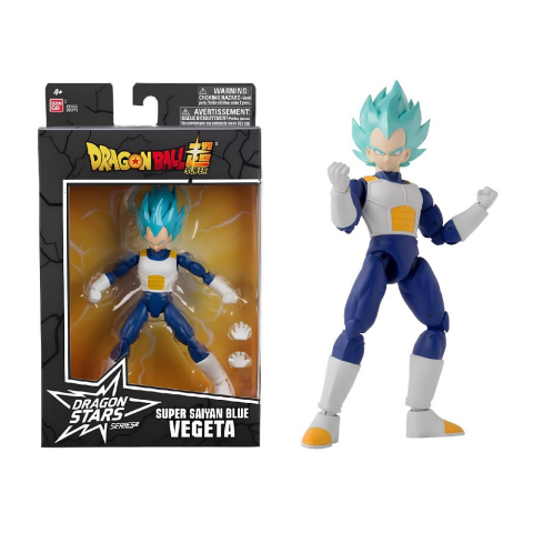 16 cm Dragon Ball Super Saiyan Blue Vegeta Poz Verilebilir Figür - Dragon Stars Serisi