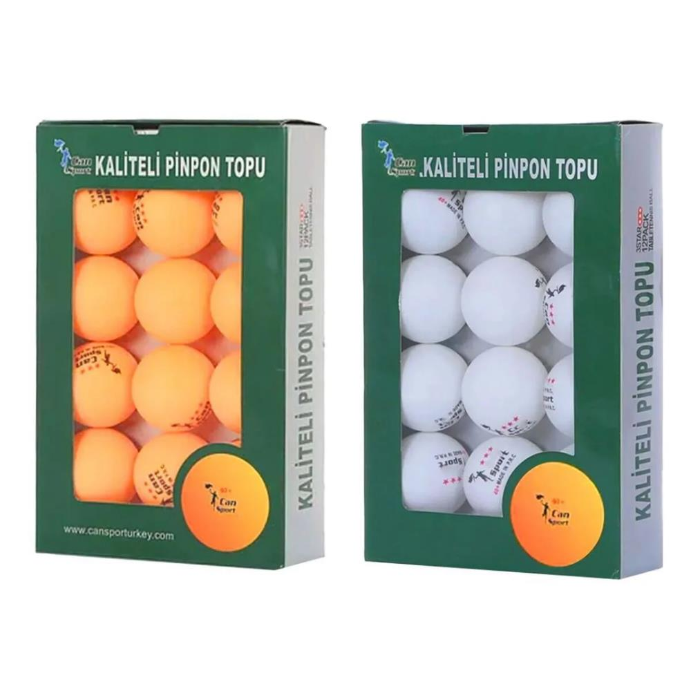 Kaliteli Pinpon Topu 12'li Paket