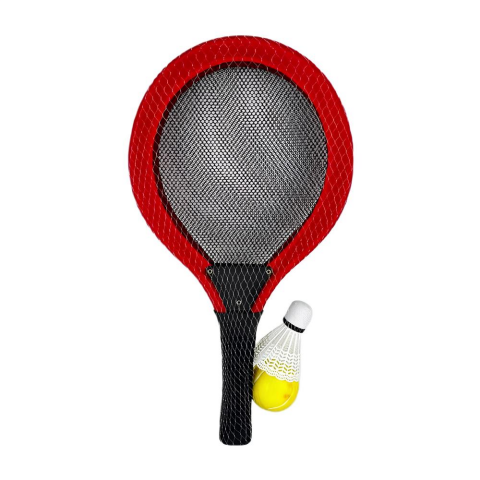 Kızılkaya Fileli Renkli Badminton Seti