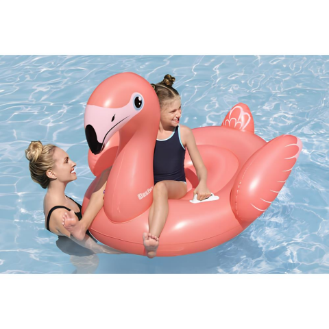 Bestway Binici Flamingo Tutmalı 138x107 Cm