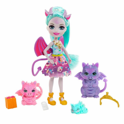Enchantimals Aile Serileri Oyun Seti Deanna Dragon Gyj09