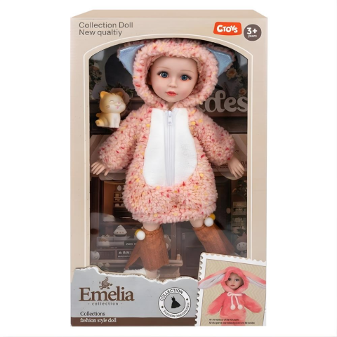 Kostümlü Kız Oyuncak Bebek 18 cm