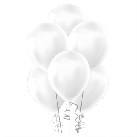 Beyaz Pastel Balon 12'' 100'lü
