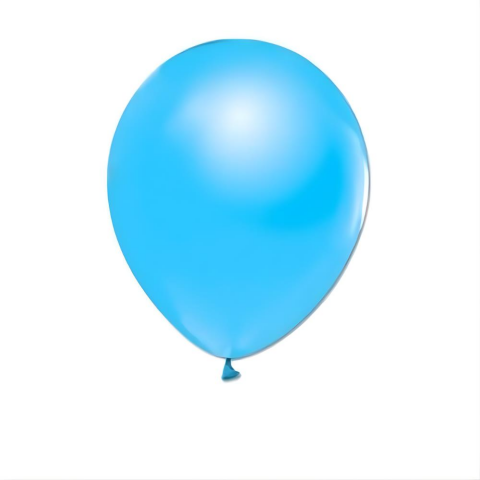 12'' Uzay Metalik Açık Mavi Balon 100'lü