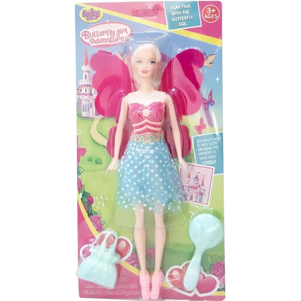 Kanatlı Bebek – Tarak, Çanta ve Sevimli Aksesuarlarla Tam Set