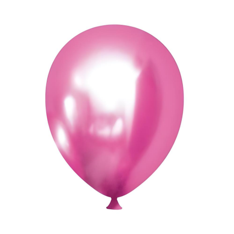 12'' Uzay Metalik Pembe Balon 100'lü