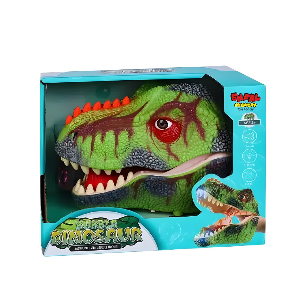 Dinozor Başlıklı Şarjlı Köpük Makinesi