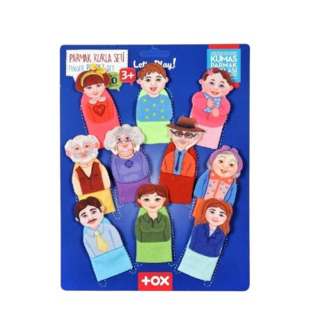 Tox Aile 10 Parça Parmak Kukla