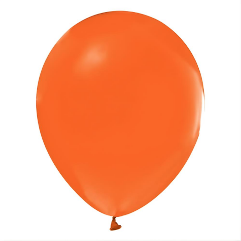 12'' Uzay Pastel Turuncu Balon 100'lü