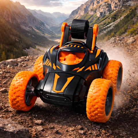 Uzaktan Kumandalı Pilli Stunt Tekerli Akrobasili 360°Dönebilen Oyuncak Araba