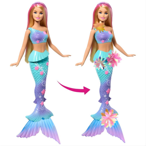 Barbie Büyülü Çiçekler Deniz Kızı Bebeği JDM72