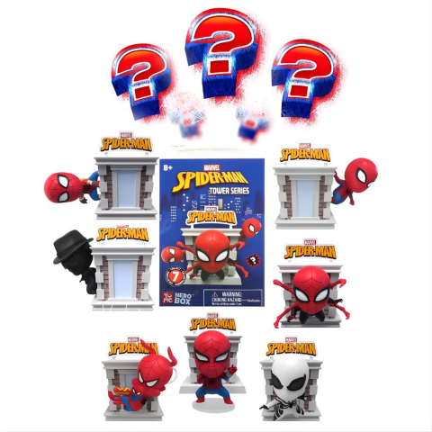 Spiderman HeroBox Tower Serisi Sürpriz Figür Paketi