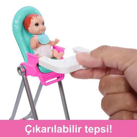 Barbie Bebek Bakıcısı Oyun Set 3