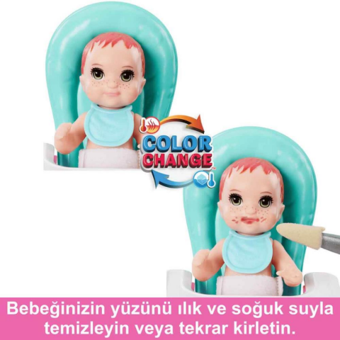 Barbie Bebek Bakıcısı Oyun Set 3