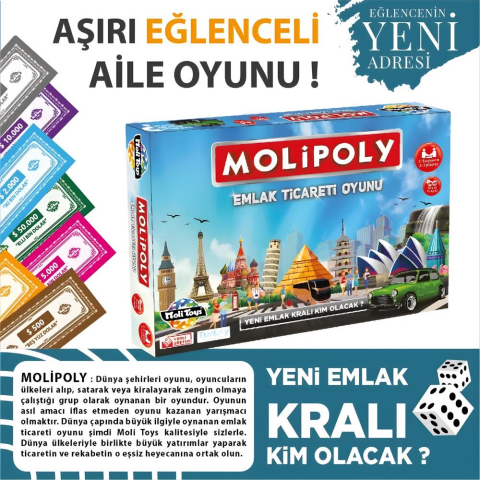 Molipoly Emlak Ticaret Oyunu