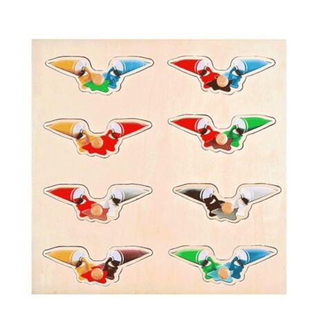 Ahşap Puzzle 30*30 Renkler