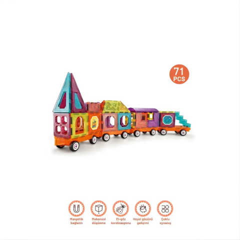 Magnetic DIY 71 Parça CH1014 1540