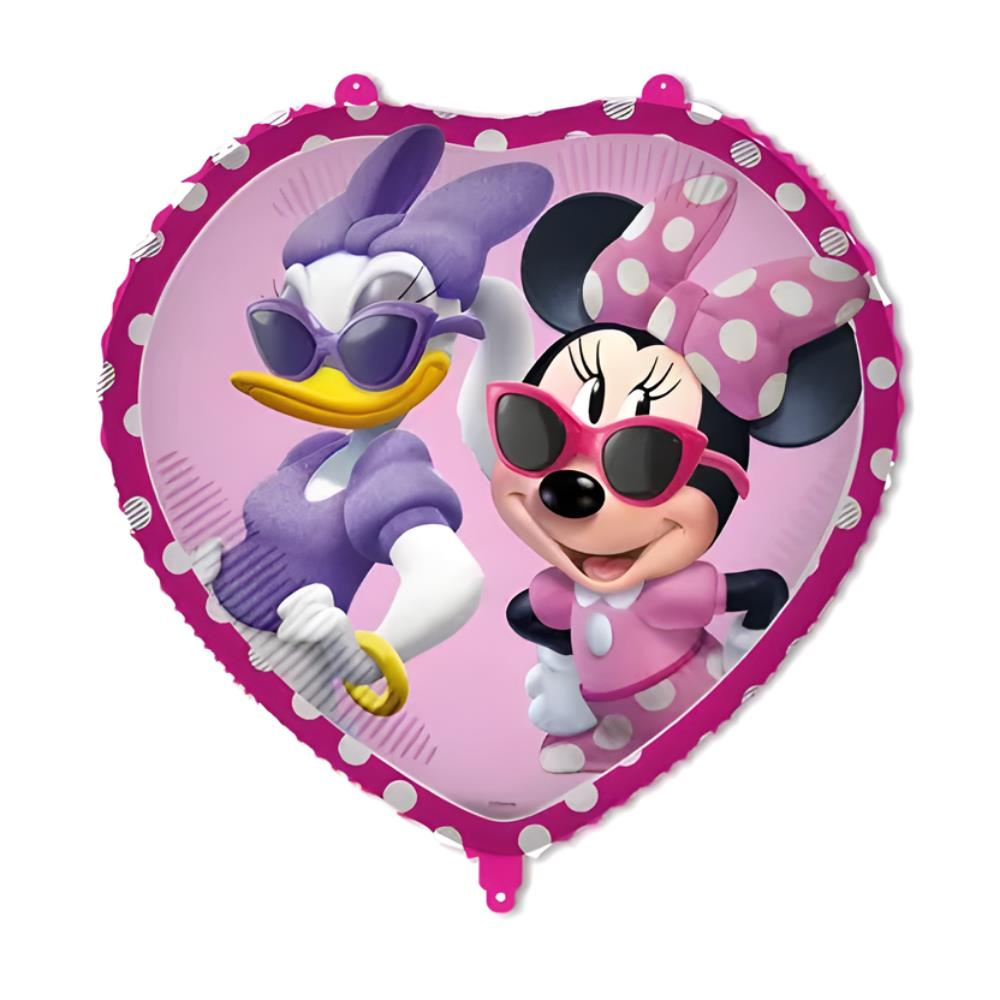 18'' Folyo Balon Minnie Junior Kalp 46 Cm